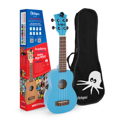 Octopus Academy soprano ukulele - Light blue