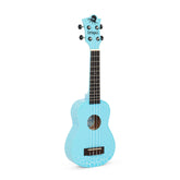 Octopus Academy soprano ukulele - Light blue and white crackle