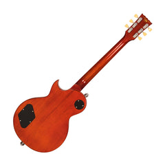 Vintage V100 Reissued electric guitar - Flamed Amber