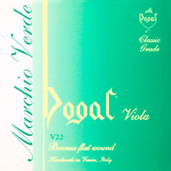 Dogal Green viola strings individual - A