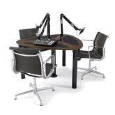AKA Design ProVoice V3 podcasting studio desk – Walnut