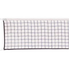 VOLLEYBALL NET 2MM BLACK PE TWISTED, 3MM STEEL WIRE