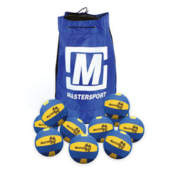 MASTERPLAY TEXTILE VOLLEYBALL SIZE 5, 240G, BAG OF 10