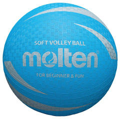 MOLTEN SOFT TOUCH VOLLEYBALL BLUE, SIZE 5