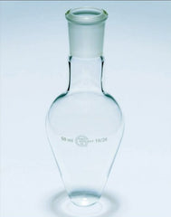 Flask Pear Shape Single Neck 100ml 14/23 Socket (Each)