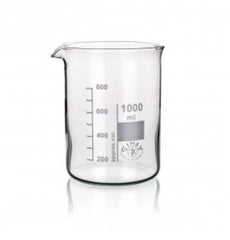 Simax Low Form Glass Beaker - 600mL x 10pcs