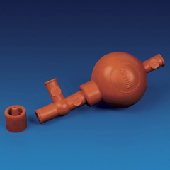 Pipette Filler, Rubber, Economy, 3 Valve, 60ml (Each)