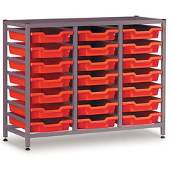 Gratnells Grey Bench-Height 825mm Frame - Treble Width