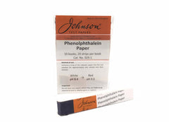 Indicator Paper, Phenolphthalein, Book (20 Leaves) (Pack of 10)