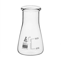 LabGlass®Flask Conical 50ml, wide neck, borosilicate glass (Pack of 12)