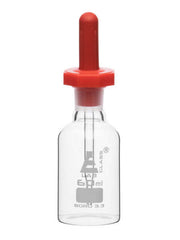 Bottle Pipette Dropping, clear glass, 60ml. (Pack of 6)