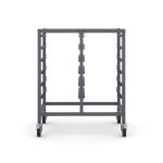 Trolley Sets without Trays - Double Column with Runners for 6 x F2 Trays
