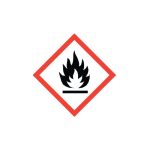 GHS & CLP Labels - Flammable, 20mmx20mm (250/pack)