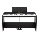 Korg XE20 digital ensemble piano - Black (including stand and pedal unit)