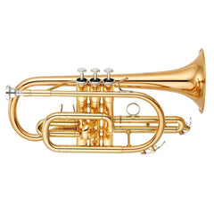 Yamaha YCR4330GII intermediate Bb cornet outfit - Gold lacquer