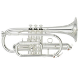 Yamaha YCR4330GII intermediate Bb cornet outfit - Silver plate