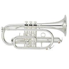 Yamaha YCR4330GII intermediate Bb cornet outfit - Silver plate