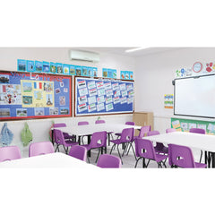 Chair Classroom Sizemark 3 Charcoal