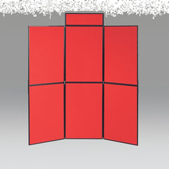 Folding Display System 6 Panel Red