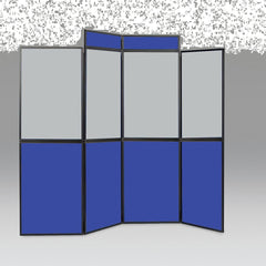 Folding Display System 8Panel Gr/Blu