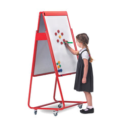 Easel 600X900Mm, 2 Sided, Red