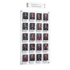 Perspex Team Board 20 Pockets