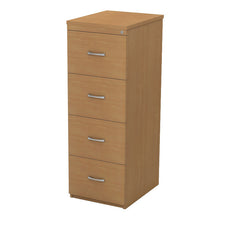 Filing Cabinet 4 Drawer Beech