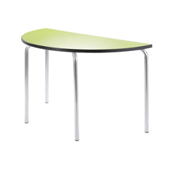 Semi Circ Table 640Mm Hgt Soft Lime