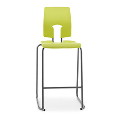 Se Stool Non Fr Back 610Mm Lt Grn