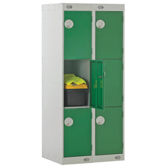 Locker 3 Door Nest 2 Green