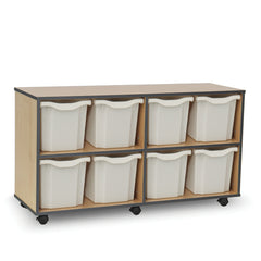 Mobile Tray Unit 8 Jumbo Green