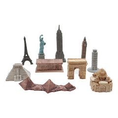 World Famous Landmark
-Models and Three-part Cards w- Tray