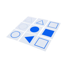 Cards For Geometric Demonstration Tray-in card.