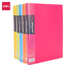 E5034, Rio A4 Display Book 40 PocketsDeli, Pack of 12 pcs