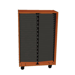 Wenger mobile band/orchestra folio cabinet without doors – 56 shelves