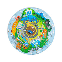 Recycling Circular Floor Puzzle (2 Years +)