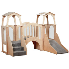 MILLHOUSE DISCOVERY BRIDGE KINDER GYM WITH ROOF