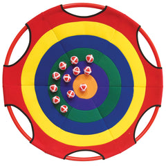 BULLSEYE THROWING TARGET C-W 12 BALLS