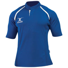 GILBERT XACT RUGBY MATCH SHIRT MONOCHROME ROYAL BLUE MEDIUM