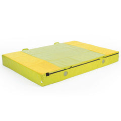 SAFETY MATTRESS 2.5 X 1.66M X 255MM, FR MATTRESS, YELLOW