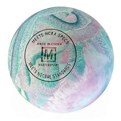 MASTERSPORT LACROSSE BALLS MARBLE WHITE-PINK-TEAL