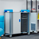 UniCabby mobile horizontal AC charging cabinet – 32 devices