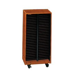 Wenger mobile choral folio cabinet without doors – 56 shelves