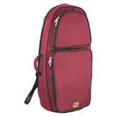 Tom & Will euphonium gig bag – Burgundy with grey interior