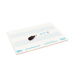 Fine tip dry-wipe whiteboard pen with eraser cap - 5 pack