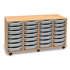 Monarch 28 single tray storage unit (4 x 7) – Light grey