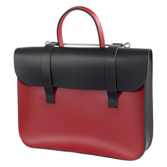Oxford Traditional leather music case – Chestnut brown