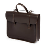 Oxford Traditional leather music case – Chocolate brown