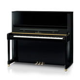 Kawai K-600 upright piano in polished ebony – Standard model