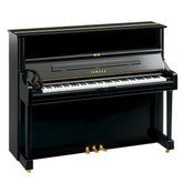 Yamaha DU1EN Disklavier ENSPIRE Upright Piano in polished ebony